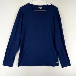 Knickerbocker New York Mens Lightweight Dark Blue Long Sleeve Shirt Size XL
